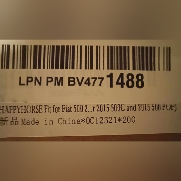 Center Console Fiat 500 - Picture 3 of 3